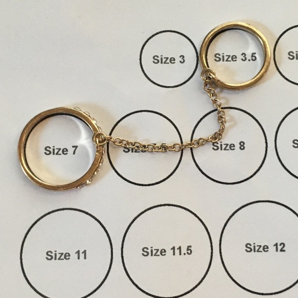 Forever 21 Gold Double Midi Ring & Earring Cuff - Picture 6 of 8